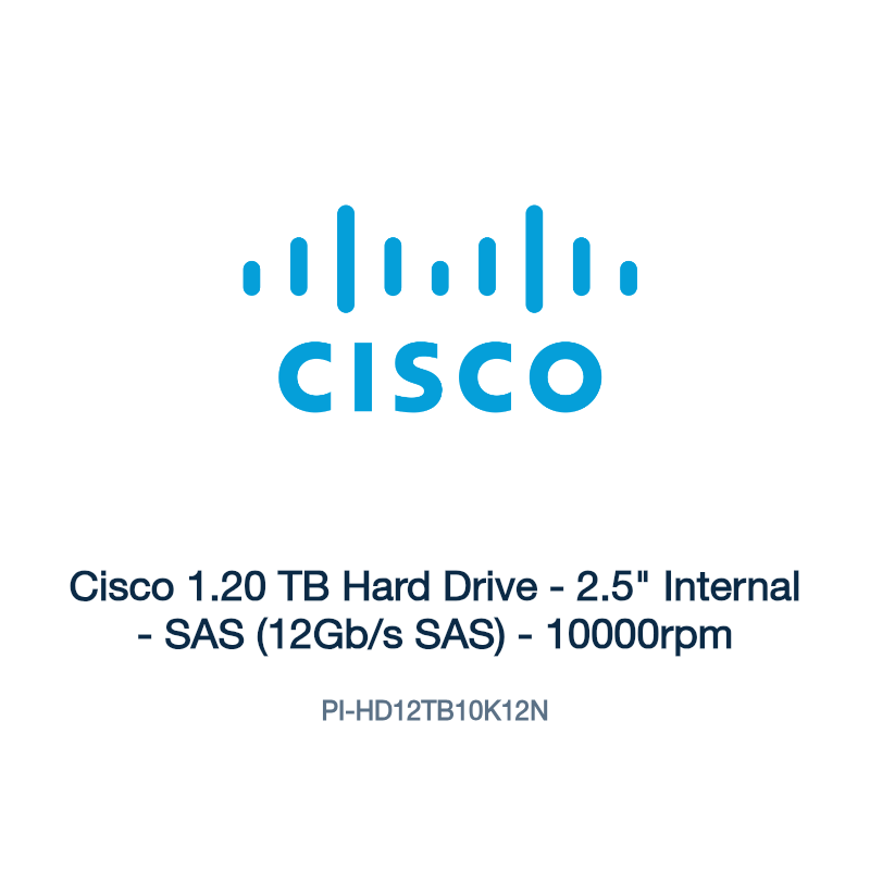 PI-HD12TB10K12N: Cisco 1.20 TB Hard Drive