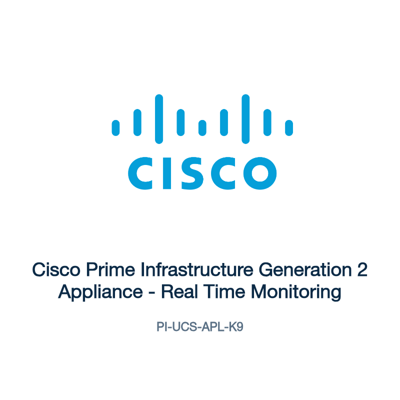 PI-UCS-APL-K9: Cisco Prime Infrastructure Generation 2 Appliance