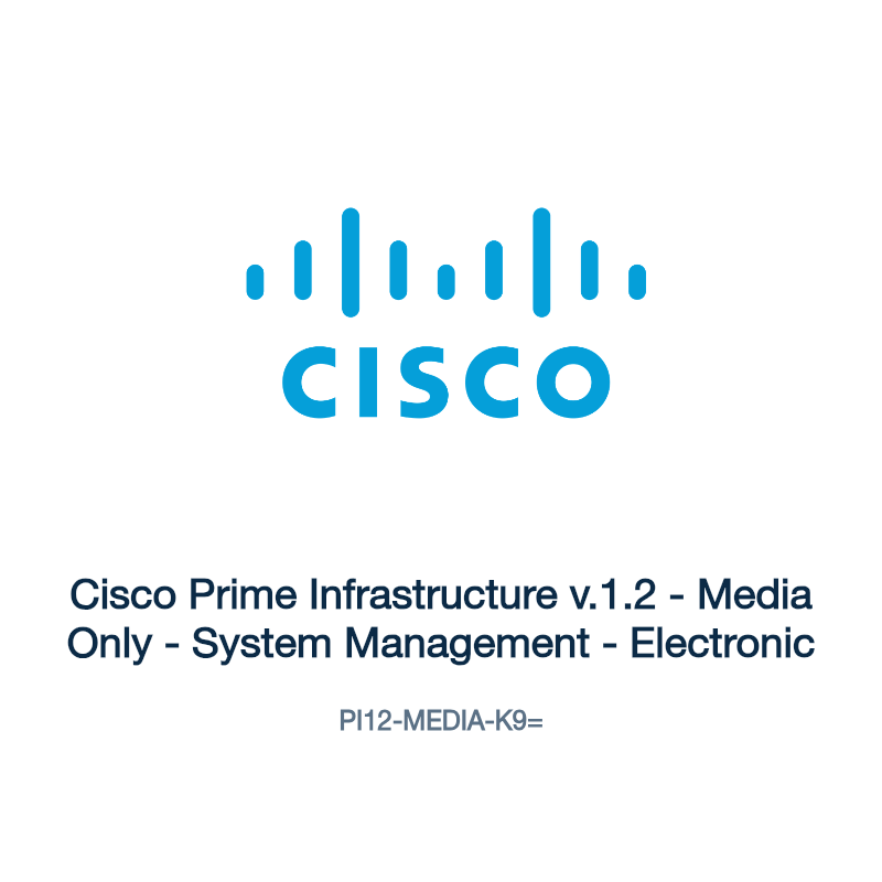 PI12-MEDIA-K9=: Cisco Prime Infrastructure v.1.2