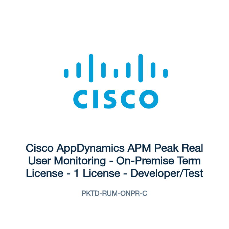 PKTD-RUM-ONPR-C: Cisco AppDynamics APM Peak Real User Monitoring