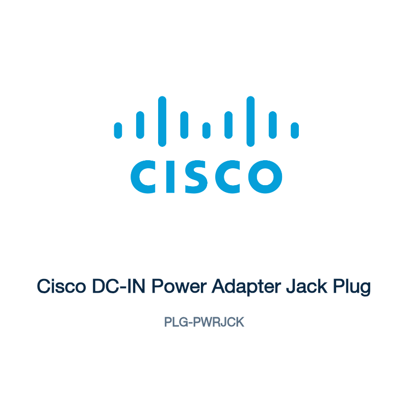 PLG-PWRJCK: Cisco DC-IN Power Adapter Jack Plug