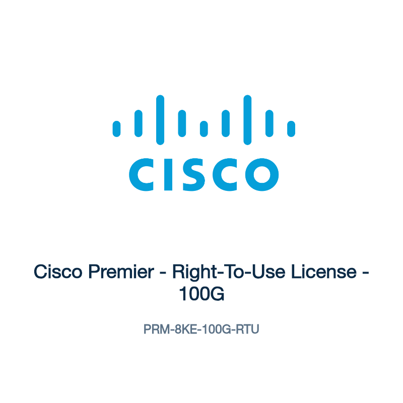 PRM-8KE-100G-RTU: Cisco Premier - Right-To-Use License - 100G