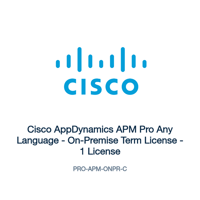 PRO-APM-ONPR-C: Cisco AppDynamics APM Pro Any Language