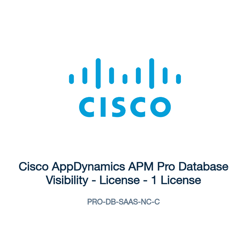 PRO-DB-SAAS-NC-C: Cisco AppDynamics APM Pro Database Visibility