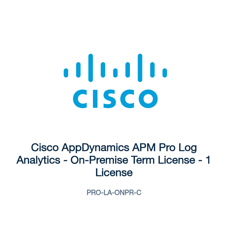 PRO-LA-ONPR-C: Cisco AppDynamics APM Pro Log Analytics