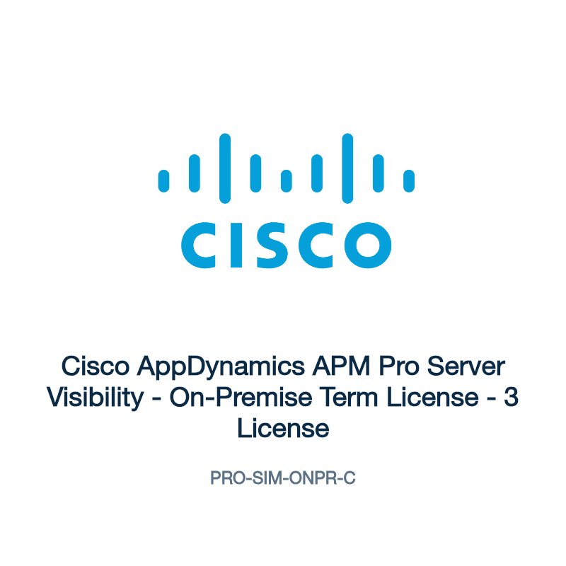 PRO-SIM-ONPR-C: Cisco AppDynamics APM Pro Server Visibility