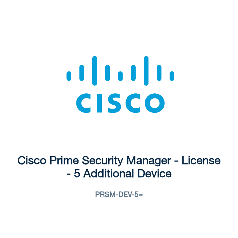 PRSM-DEV-5=: Cisco Prime Security Manager