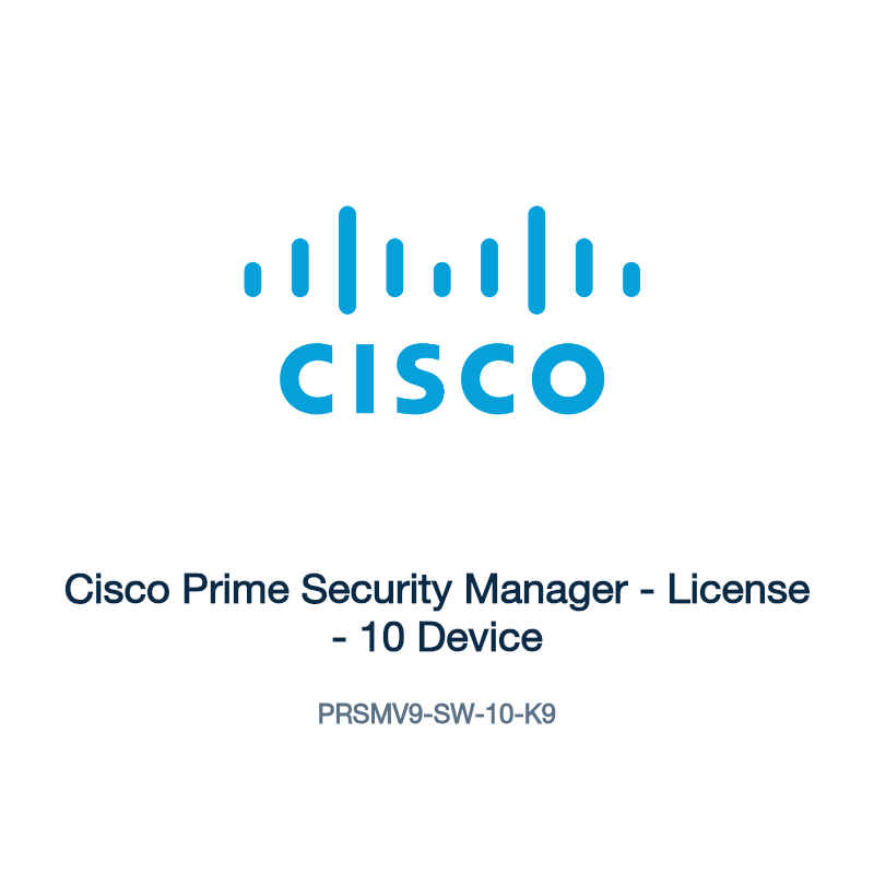 PRSMV9-SW-10-K9: Cisco Prime Security Manager