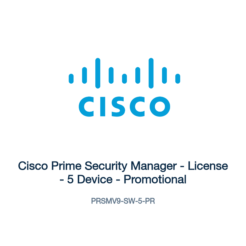 PRSMV9-SW-5-PR: Cisco Prime Security Manager