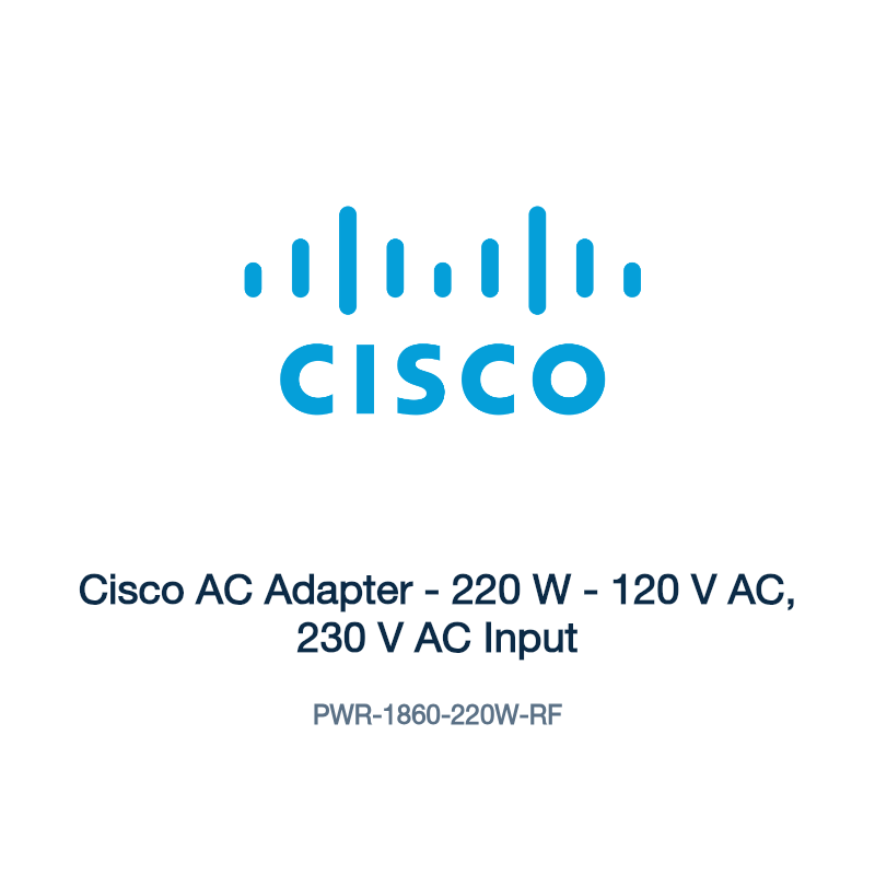 PWR-1860-220W-RF: Cisco AC Adapter