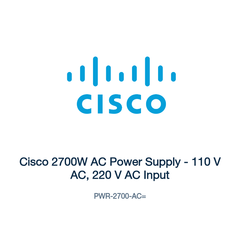 PWR-2700-AC=: Cisco 2700W AC Power Supply