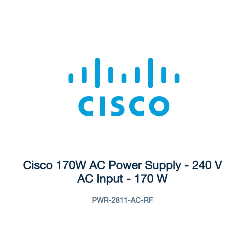 PWR-2811-AC-RF: Cisco 170W AC Power Supply