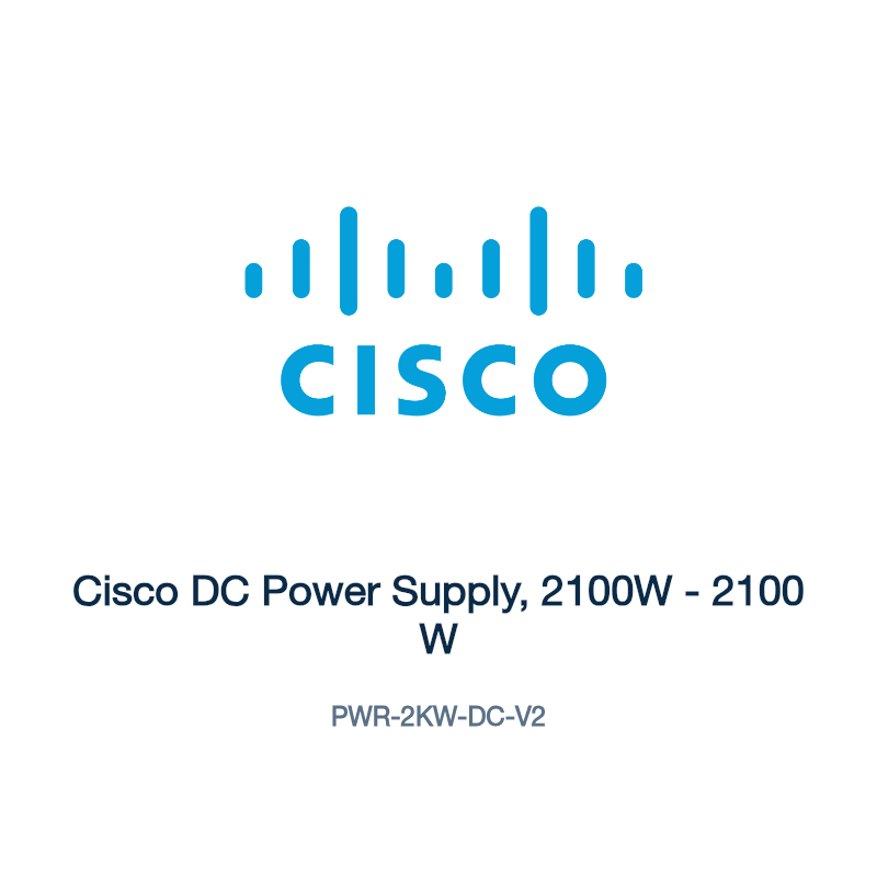 PWR-2KW-DC-V2: Cisco DC Power Supply, 2100W