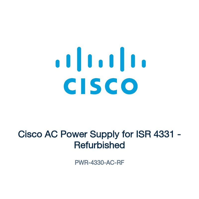 PWR-4330-AC-RF: Cisco AC Power Supply for ISR 4331