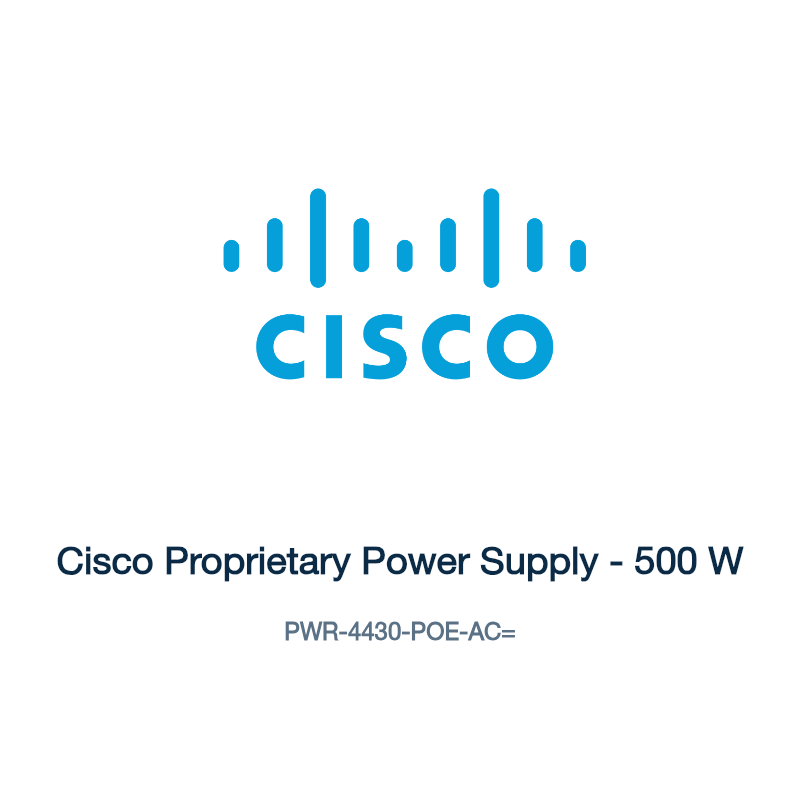 PWR-4430-POE-AC=: Cisco Proprietary Power Supply