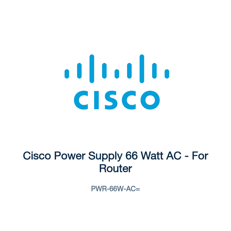 PWR-66W-AC=: Cisco Power Supply 66 Watt AC