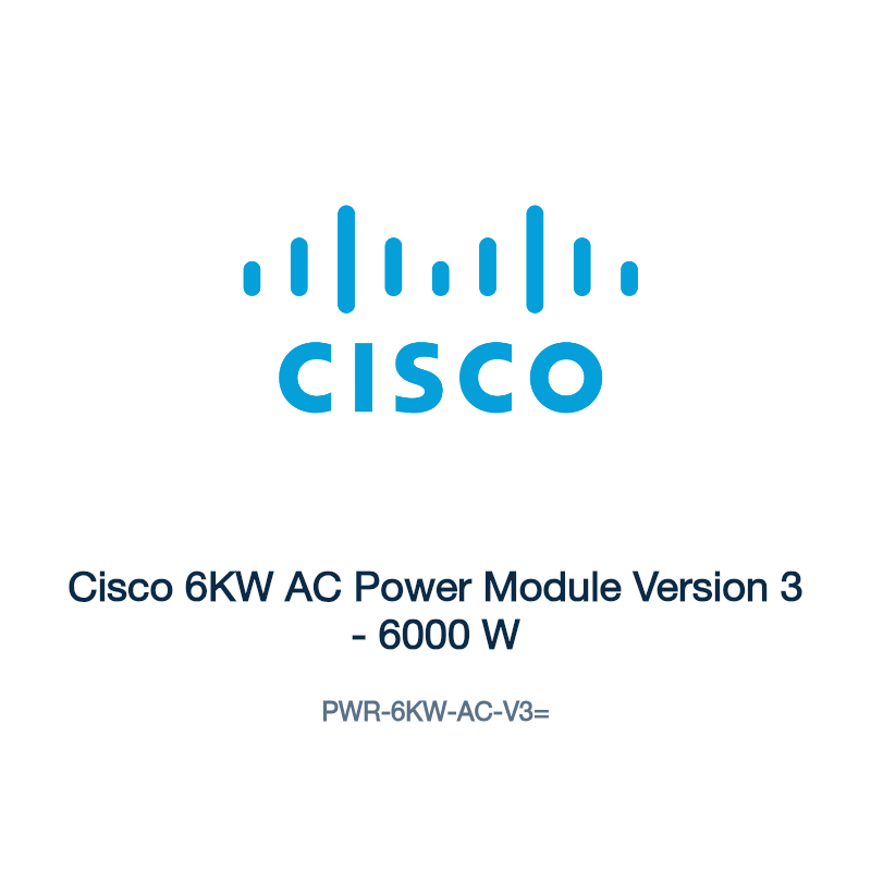 PWR-6KW-AC-V3=: Cisco 6KW AC Power Module Version 3