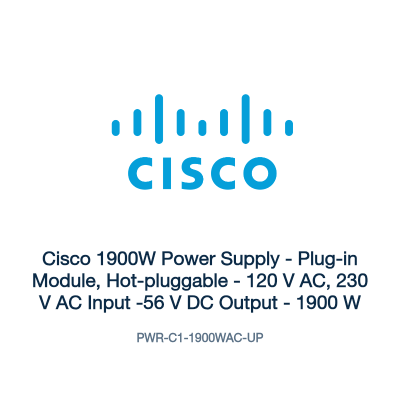 PWR-C1-1900WAC-UP: Cisco 1900W Power Supply