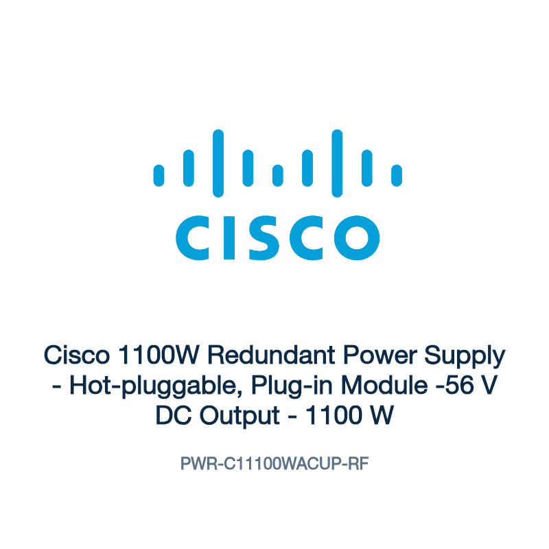 PWR-C11100WACUP-RF: Cisco 1100W Redundant Power Supply