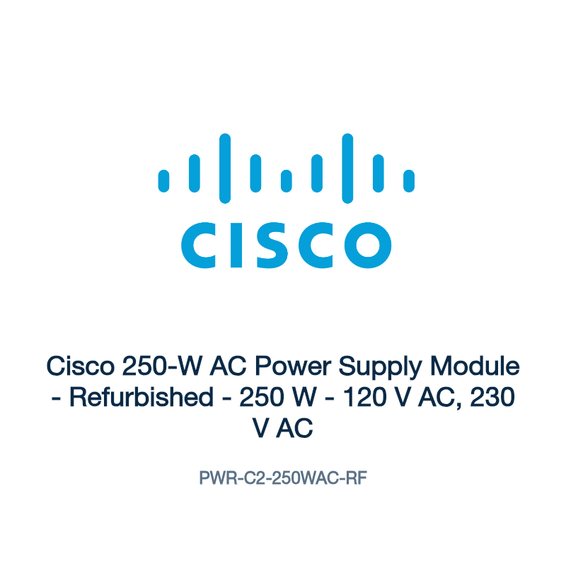 PWR-C2-250WAC-RF: Cisco 250-W AC Power Supply Module