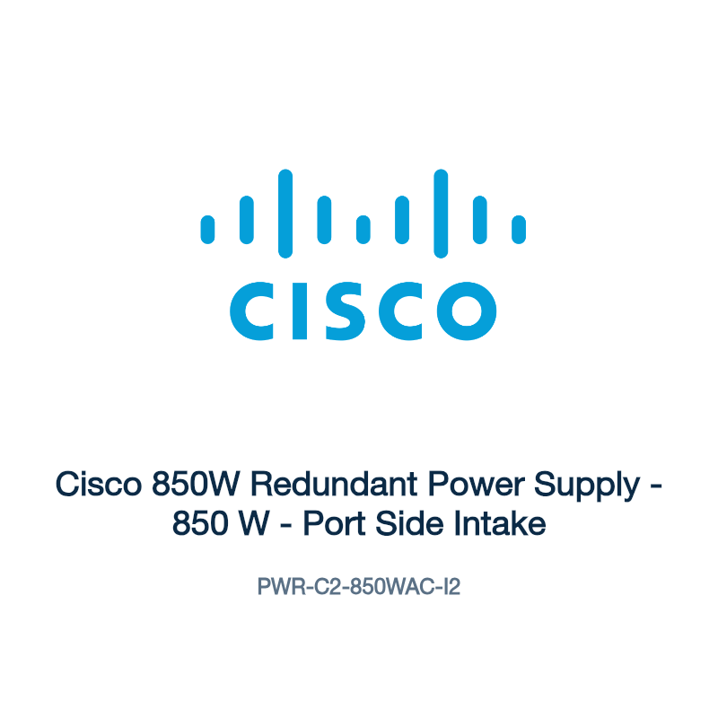 PWR-C2-850WAC-I2: Cisco 850W Redundant Power Supply