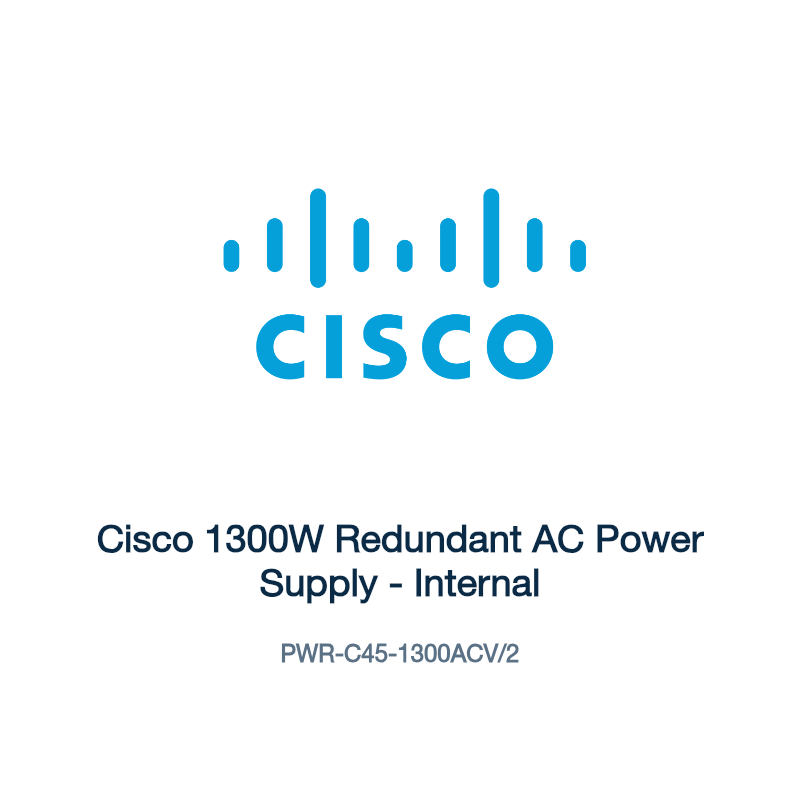 PWR-C45-1300ACV/2: Cisco 1300W Redundant AC Power Supply