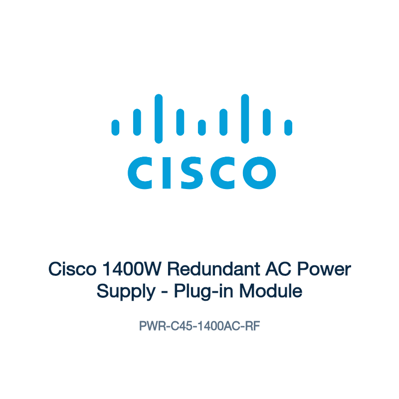 PWR-C45-1400AC-RF: Cisco 1400W Redundant AC Power Supply