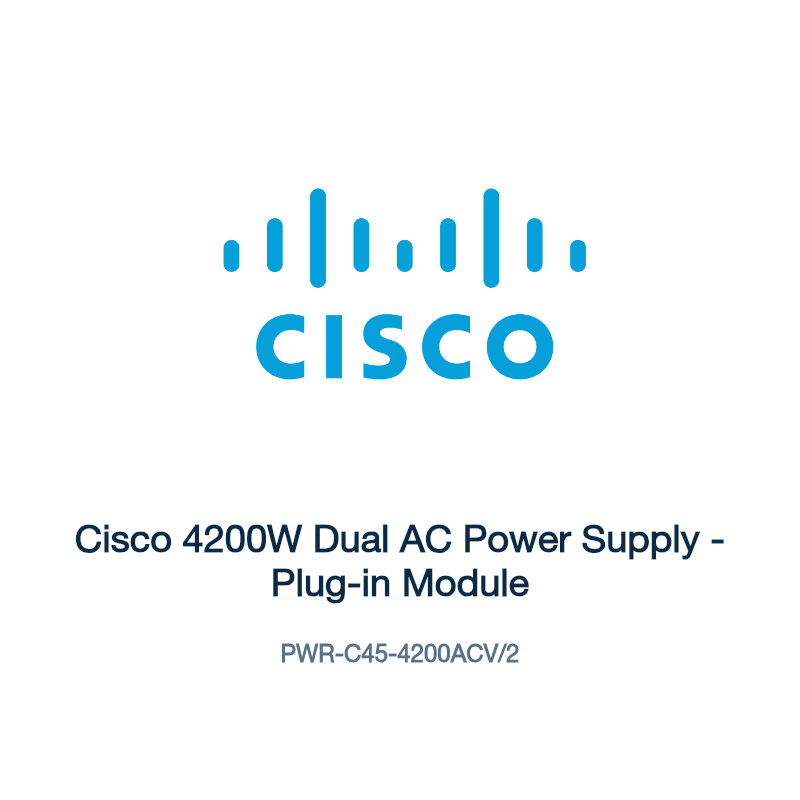 PWR-C45-4200ACV/2: Cisco 4200W Dual AC Power Supply