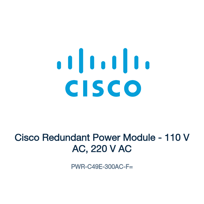 PWR-C49E-300AC-F=: Cisco Redundant Power Module