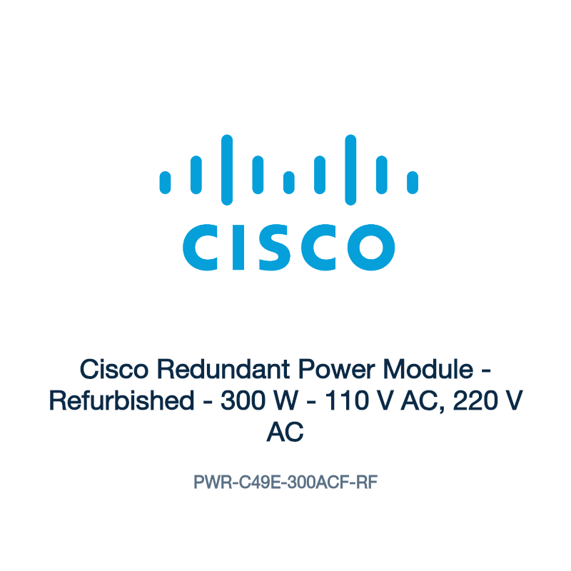 PWR-C49E-300ACF-RF: Cisco Redundant Power Module