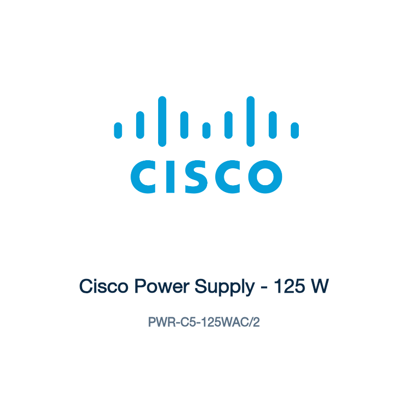 PWR-C5-125WAC/2: Cisco Power Supply