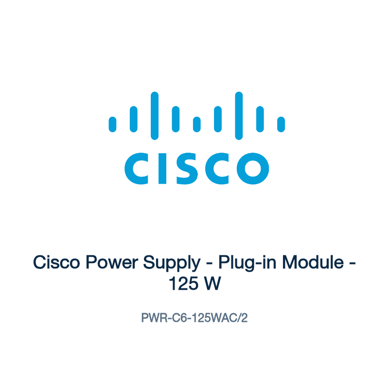 PWR-C6-125WAC/2: Cisco Power Supply