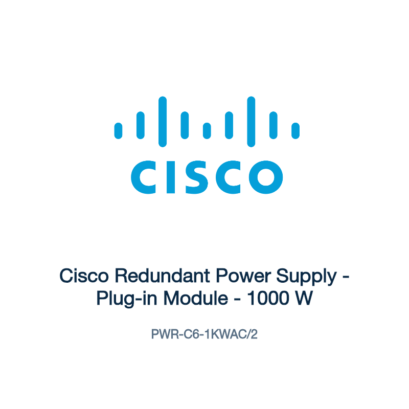 PWR-C6-1KWAC/2: Cisco Redundant Power Supply