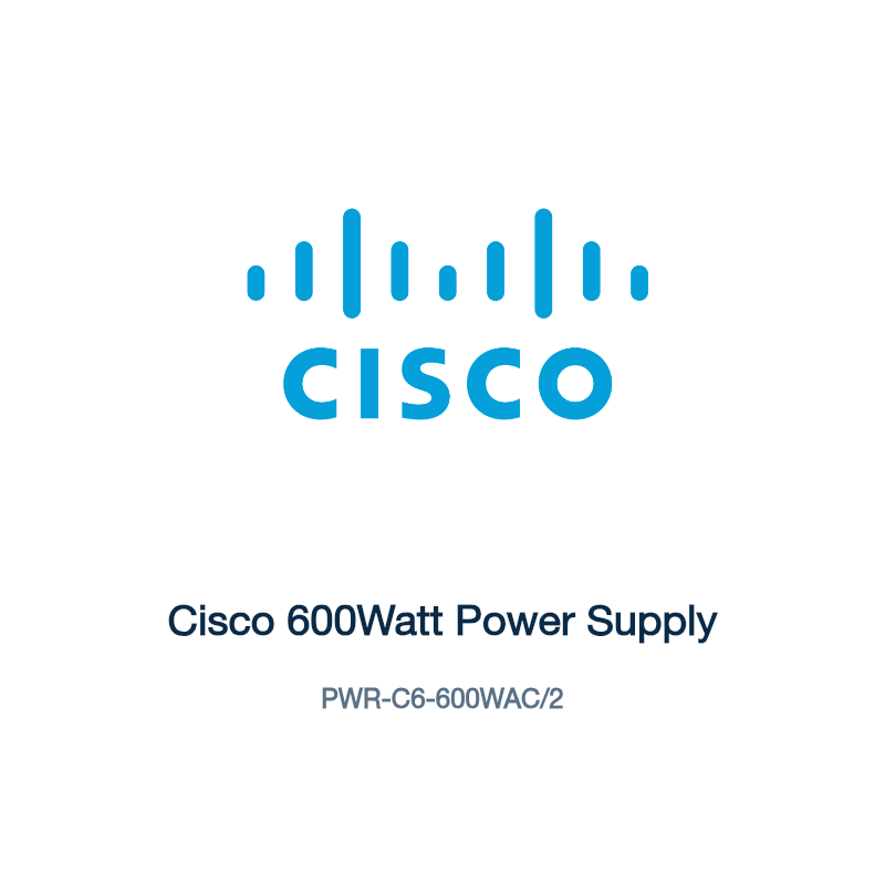 PWR-C6-600WAC/2: Cisco 600Watt Power Supply