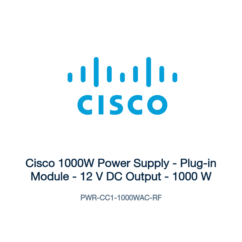 PWR-CC1-1000WAC-RF: Cisco 1000W Power Supply