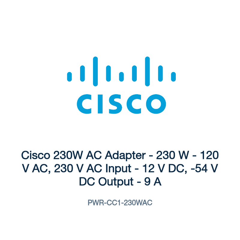 PWR-CC1-230WAC: Cisco 230W AC Adapter