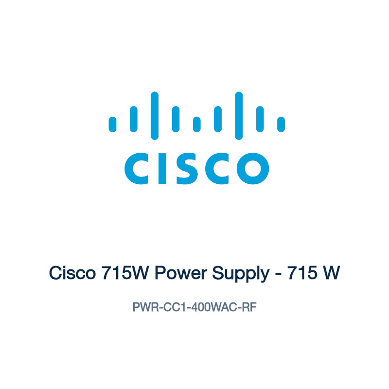 PWR-CC1-400WAC-RF: Cisco 715W Power Supply