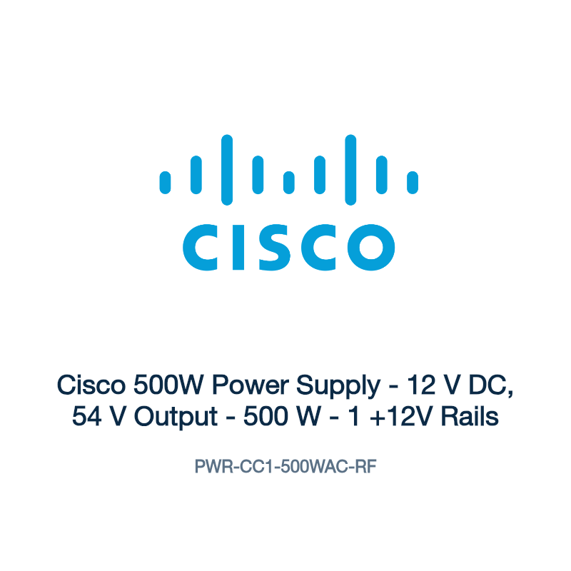 PWR-CC1-500WAC-RF: Cisco 500W Power Supply