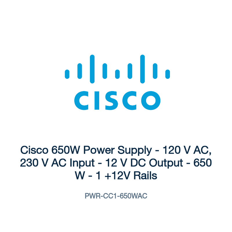 PWR-CC1-650WAC: Cisco 650W Power Supply