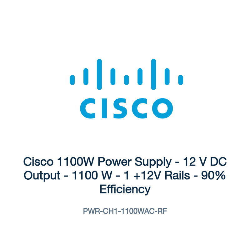 PWR-CH1-1100WAC-RF: Cisco 1100W Power Supply