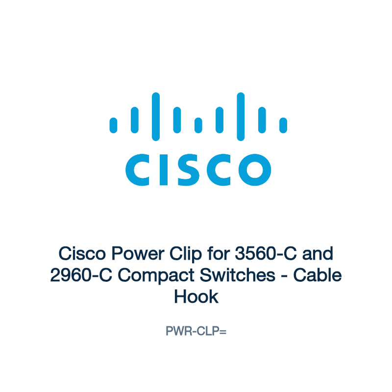 PWR-CLP=: Cisco Power Clip for 3560-C and 2960-C Compact Switches