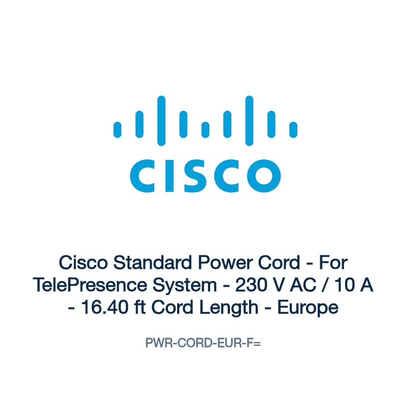PWR-CORD-EUR-F=: Cisco Standard Power Cord
