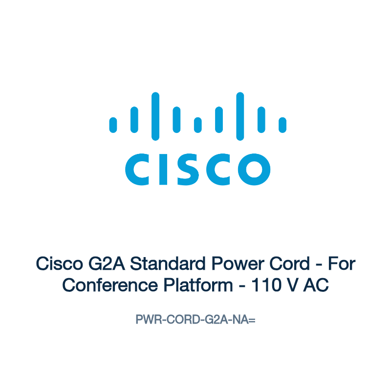PWR-CORD-G2A-NA=: Cisco G2A Standard Power Cord
