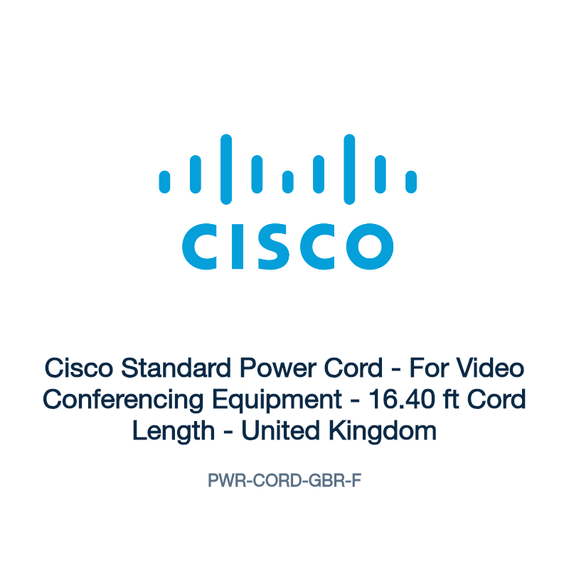 PWR-CORD-GBR-F: Cisco Standard Power Cord