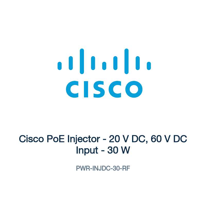 PWR-INJDC-30-RF: Cisco PoE Injector