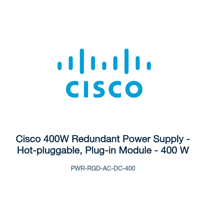 PWR-RGD-AC-DC-400: Cisco 400W Redundant Power Supply