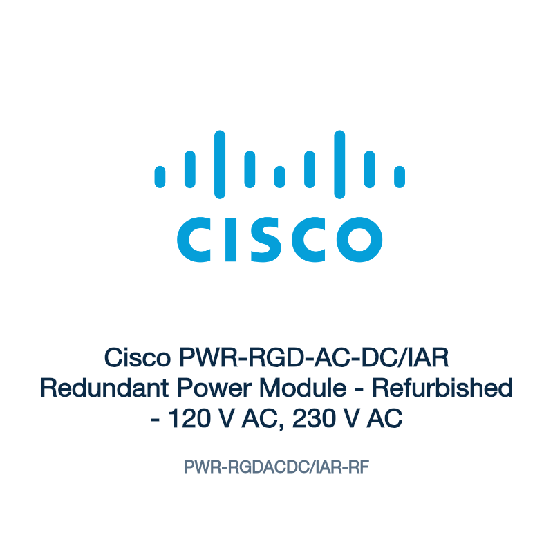 PWR-RGDACDC/IAR-RF: Cisco PWR-RGD-AC-DC/IAR Redundant Power Module