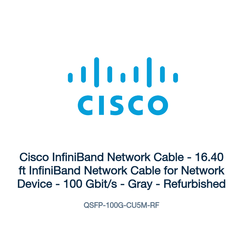 QSFP-100G-CU5M-RF: Cisco InfiniBand Network Cable