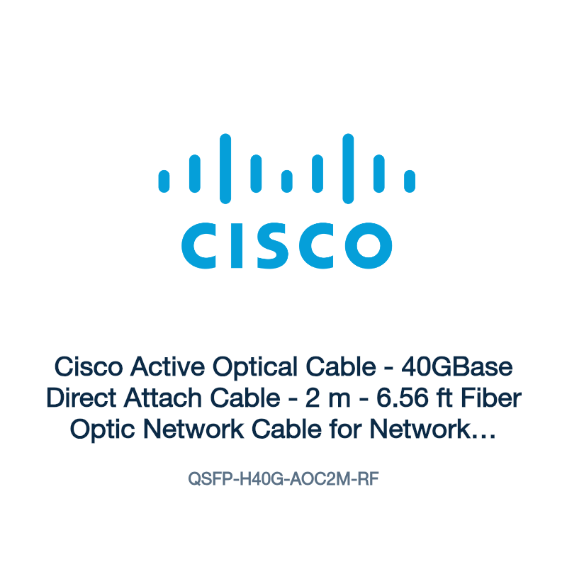 QSFP-H40G-AOC2M-RF: Cisco Active Optical Cable