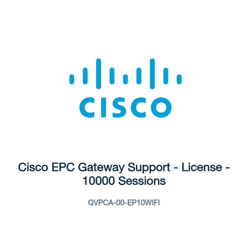QVPCA-00-EP10WIFI: Cisco EPC Gateway Support